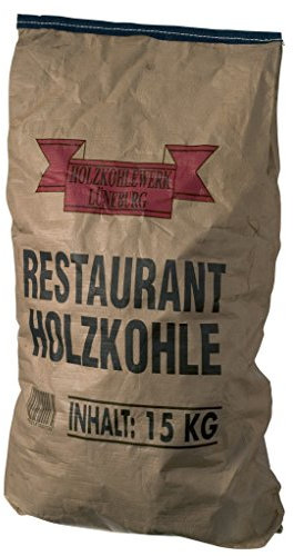 HOLZKOHLE 15KG - Profi-Steakhouse-Grillkohle Quebracho Blanco & Viñal - Restaurant-Holzkohle mit extra langer Brenndauer - ideal für den Einsatz im Smoker