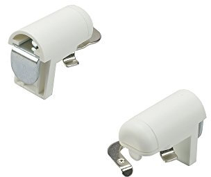 Liedeco Jalousieträger Blindfix - Montage ohne Bohren | 2 Stück | weiß