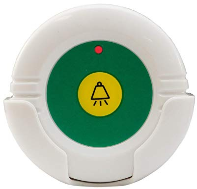 Smart Caregiver Wireless Reset Button Compatible with Central Monitoring Alarms (433-CMU, 433-CMU-40, 433-CMU-30 or 433-EC) - Reset Up To 100 Feet Away
