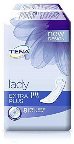 TENA Lady Extra Plus Pads - 3 Packs of 8