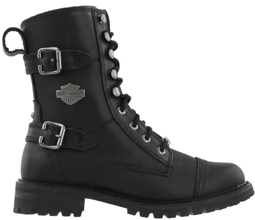Harley-Davidson Women's Balsa Work Boot, Black, 7 M US