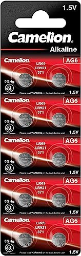 Camelion 12051006 AG 6 LR69 Battery - Multicolour (Pack of 10)