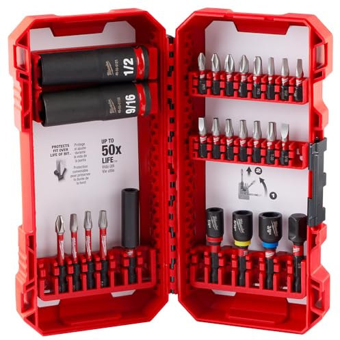 Milwaukee Electric Tool 48-32-4408 Shockwave Drive & Fasten Bit Set