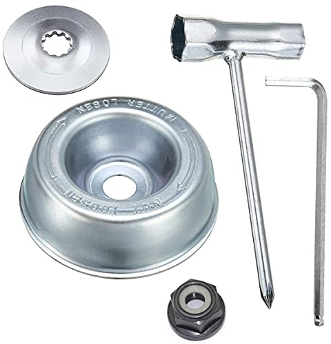 ZAMDOE lámina del Metal de fijación Kit para Stihl FS55 FS55R FS56 FS56RC FS70R FS80 FS85 FS90 FS90R FS94 FS100RX FS110 FS120 FS130 FS130R FS200 FS250 Desbrozadora Recortadora de Hilo