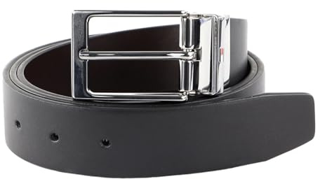 Tommy Hilfiger Layton Reversible Belt W115 Black/Testa Di Moro