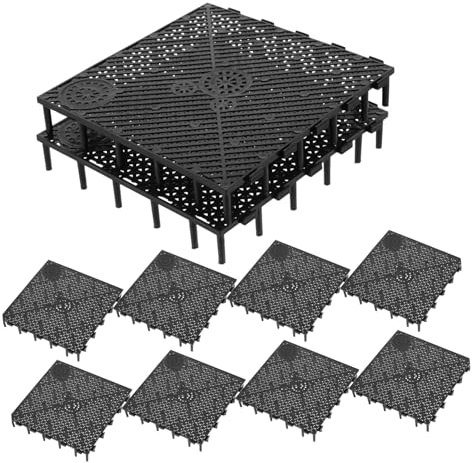 Yardwe 20pcs Fish Tank Isolation Plate Bottom PVC Filter Board Quick Installation Strong and Flexible Maintains Clean Water for Dragon Fish and Aquatic Pets