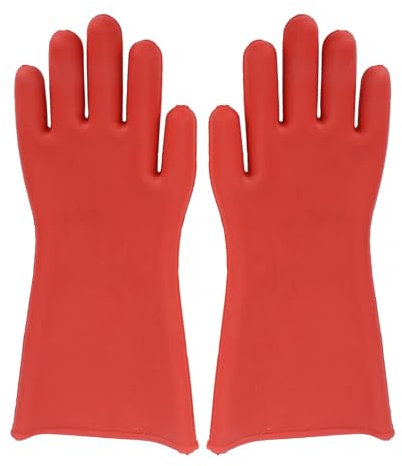 Isolierte Elektrohandschuhe 1 Paar Gummi Klasse 00 12 kV Elektriker Handschuhe Sicherheits Arbeitshandschuhe Handschuh für Elektriker Elektro