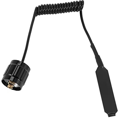 Sessleger Fernschalter Taster für 501B LED Taschenlampe - Schwarz, Drucktaste, AUF-AUF-AN, Remote