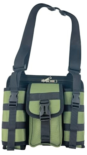 DRHTDXEJ Multifunctional Bag Tacticals Chest Bag With Water Bottle Holder Sport Crossbody Bag Tool Storage Bag For Climbing