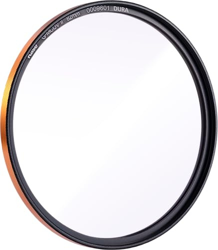 Kase G-MCUV II Dura UV Screw-in Filter Multicoated Tempered Hardened Optical Glass Anti-Flare Low Reflection 99.5% Transmission Rate LR-41 UV Cut (82mm)