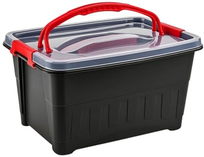 BH | Small Plastic Tool Box | 8 Litres | Durable Carry Handle | DIY | Compartment | Multi Purpose | For Small Tools, Screws, & Accessories, For Engineers, Workshops and Tool Storage - by Best House