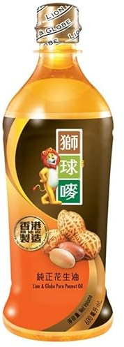 WaNaHong Lion & Globe Peanut Oil | Healthy and Nutrious Cooking Oil (600mL)