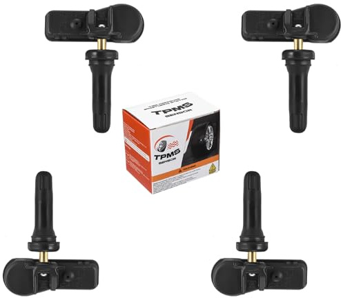 4 Stück Reifendrucksensor Reifendruckkontrollsystem TPMS Sensor RDKS 433 MHz Kompatibel mit Mercedes Vario 01/V-Class W447/Viano W639# A4479050500 A4479051704 A4479051