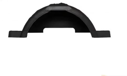 Auto Paraspruzzi Parafango Per Rimorchio In Plastica NERO 13-14 - Ruote Da 15 Con Paraspruzzi Componenti Del Rimorchio(Black PP)