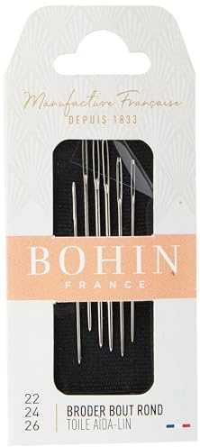 Bohin - Bohin Nr.22-24-26 Sortiment Gobeläng Nålar - 6 Nålar