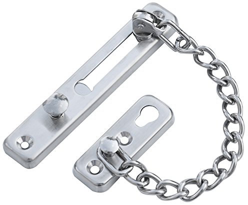 TRIXES Sliver Chain Security Slide Bolt Burgular Chain Door Keeper