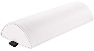 Pader Medi Tech Halbrolle I Knierolle aus Polyetherschaumstoff I Lagerungsrolle mit Kunstlederbezug und Kedernähten I 50 x 18 x 9 cm I in 20 Farben verfügbar (Weiß)