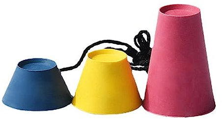 Baoblaze 3X Winter-Golf-Tees, Golf-Ballhalter-Pyramide mit 3 verschiedenen Höhen, Golf-Tee-Halter-Simulator-Tees für Driving Range, Indoor-Harter Boden