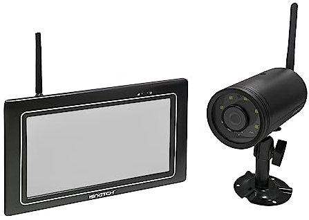 Isnatch WipNVR HD Kit wireless telecamera di videosorveglianza con monitor 7 touchscreen, DVR incorporato, telecamera 720p wireless impermeabile IP66