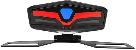 Shkalacar LED Feu arrière de Moto, feu de freinage et Clignotant avec Support de Plaque d'immatriculation de Remplacement Compatible AVCE Motos Honda, Yamaha, Suzuki, Kawasaki