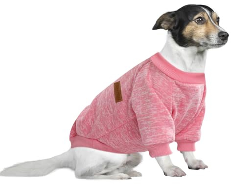 HuaLiSiJi 4XL Pull Polaire Grand Chien Pull Chaud Grand Chien Pull Chien Grande Taille, Chaud et Léger, Texture Douce, élastique Facile à Porter, Couleurs Vives (Rose, 4XL)