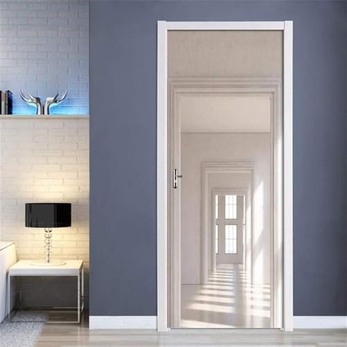 3D Türtapete Selbstklebend 88 X 200 Cm Diy Wandbild Pvc Wasserdicht Pvc Türtattoos Türposter Türaufkleber Fototapete Türfolie Für Tür,Wohnzimmer,Schlafzimmer - Türkunst -213155-43843