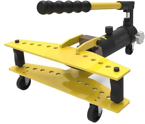Piegatubi Idraulici Manuale, Piegatubi da 13-34mm con 6 Matrici, Piegatubi per Carichi Pesanti 6t, Piegatubi per Tubi in Acciaio Spesso, per Tubi di Acciaio, Tubi di Ferro, Tubi di Alluminio