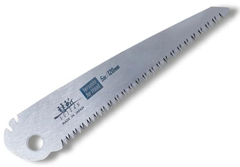 SUIZAN Reservblad för Japansk Fällbar Såg 120mm Mångsidig för Trä