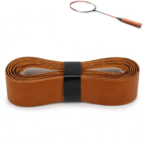 lvifloae Tennisschläger-Griffband aus Leder, Griffband für Griffe, Griffband mit Schweißabsorption, Ersatz für Spielplatz, Fitnessstudio im Freien
