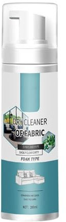 Schiuma detergente per tessuti – Spray smacchiatore, soluzione detergente per tappezzeria | Divano pulito tappeto – smacchiatore, detergente profondo per schiuma