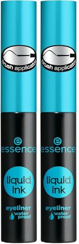 Essence - Eyeliner Liquide Ink Waterproof - 01 Black (Lot de 2)