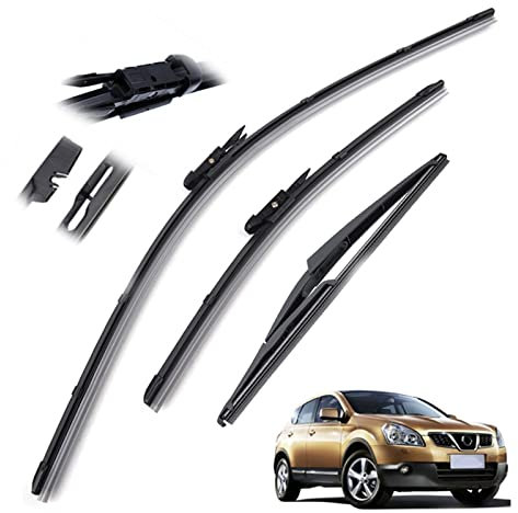 Windshield Windscreen Wiper Blades,For Nissan,For Qashqai,For Dualis J10 Front Rear Window Wiper Blade 2006-2013 2012 2011 2010