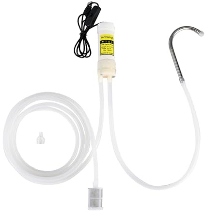 Portable Food Grade USB Electric Auto Siphon Wine Transfer Pump,DC 5V,2LPM | Self Priming Mini Water Pump Kit with Hook,No Mess Leak,Low Noise,for Bottling Home Brew Wine,Beer,Beverages and Kombucha