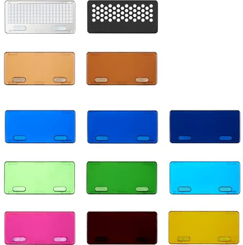 Godox MA01 Kit d'attache magnétique pour iT20 iT22 (également pour iM20/iM22 avec plaquettes métalliques), grille en nid d'abeille, diffuseur, filtre couleur CTO/CTB, accessoire d'éclairage créatif