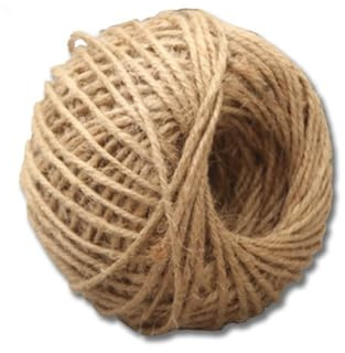 RUHTEUO 100 m 1 mm, 2, 3, Sackleinen, Hessische Juteschnur, Hanfseil, Geschenkverpackung, Schnüre, Partyzubehör(3mm 100m)