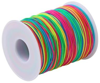 CLISPEED Filo Elastico Colorato per Gioielli DIY Corda Elasticizzata Resistente per Braccialetti e Collane per Creazioni Artigianali