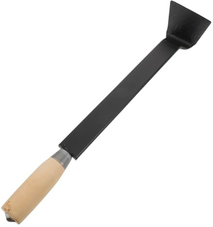 NUOBESTY Raschietto in Carburo con Manico in Legno per Rimozione Ruggine su Navi e Sottomarini Utensile Antiruggine Portatile Ergonomico per Pulizia e Manutenzione Marina in Spazi