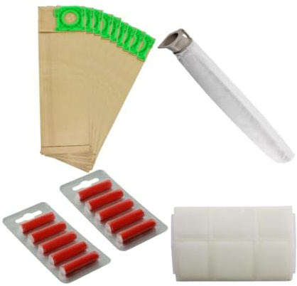 UTIZ Service Kit 10x Paper Dust Bags 2x Filters & Air Fresheners Compatible with Sebo X1 X1.1 X4 X5 Models Vacuum Hoover Cleaner