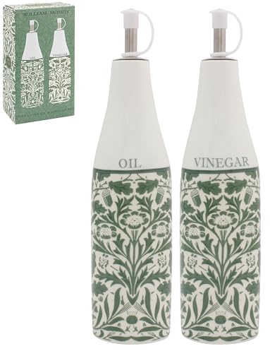 The Leonardo Collection Acorn Oil or Vinager Dispencer Bottle 2 x 300ml | Stoneware bottles, cooking, kitchen, daily use