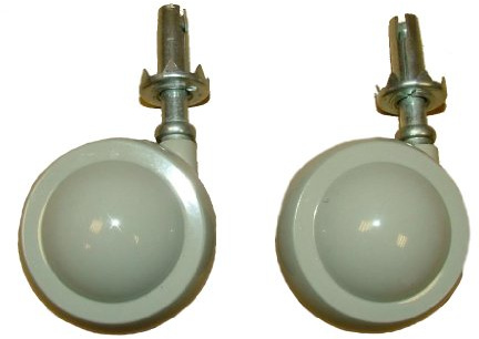 Pandoras Upholstery Metal Premium Sofa Chair Furniture Castors Parker Knoll, Set of 8, Beige