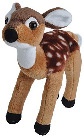 Wild Republic Cuddlekins Mini Ciervo Leonado, Animales de Peluche, 20 cm, Regalo Recién Nacido, Peluches para Niños, Juguete de Peluche, Peluches para Niñas, Elaborado con Botellas Recicladas