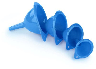 Chef Aid Set of Funnels, Colours May Vary