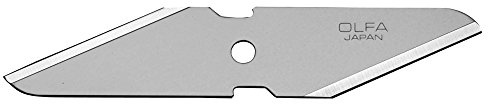 OLFA CKB-1 - Pack de 2 cuchillas doble filo 98x18x1 mm plateadas