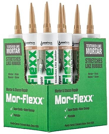 Sashco Mor-Flexx - Moldes para mortero (12 unidades), color beige