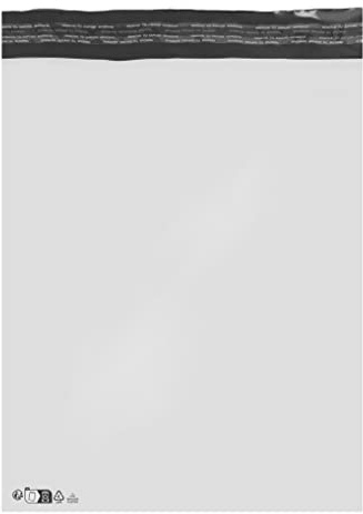 Lot de 10 Enveloppes plastique blanches opaques A3 350 x 450 mm,pochette 35x45 cm 60 microns. toutes d'expédition Enveloppe fine 22g, légère, solide, inviolable et imperméable.