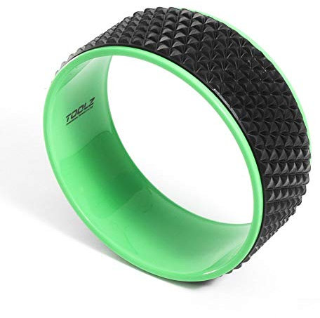 TOOLZ Yoga Ring - Yoga Rad zur Unterstützung von Asanas - Rutschfestes Pilates Rad