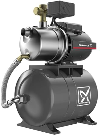 Grundfos Jp 4-47 Pt - Surpresseur Eau De Pluie Avec Réservoir 20l - Jusqu'à 7m