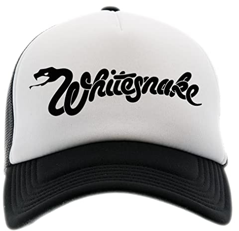 Whitesnake Logo Män Kvinnor Unisex Baseboll Keps Svart Vit Men Women Baseball Cap Black White