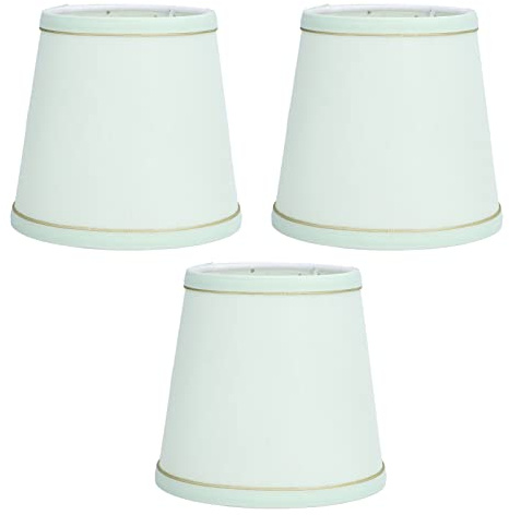 Lampenschirm E14, Lampenschirme, 3er-Set, Lichtabdeckungen, moderne Grün Uno-Fitter-Glocke-Lampenschirme für Hängelampe Tischlampe Stehlampe Ersatz