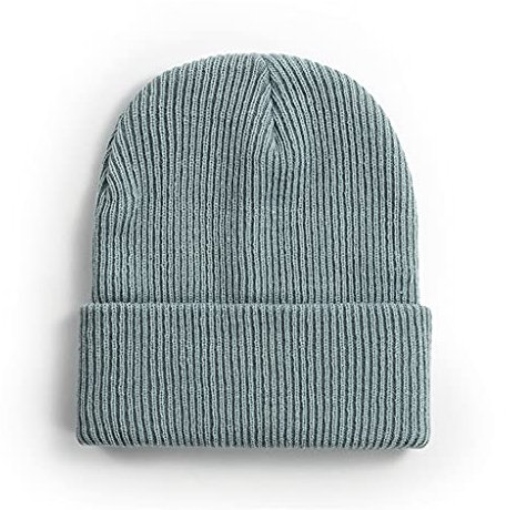 2 Pièces Bonnets pour Hommes Bonnet d'extérieur Ski Chapeaux Unisexe Garder au Chaud en Hiver Bonnet Tricoté de Couleur Unie Hip Hop Cap (Color : C, Size : 54-60cm)